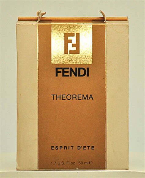 confezioni regalo profumo fendi theorema|Theorema Esprit d'Ete Fendi for women .